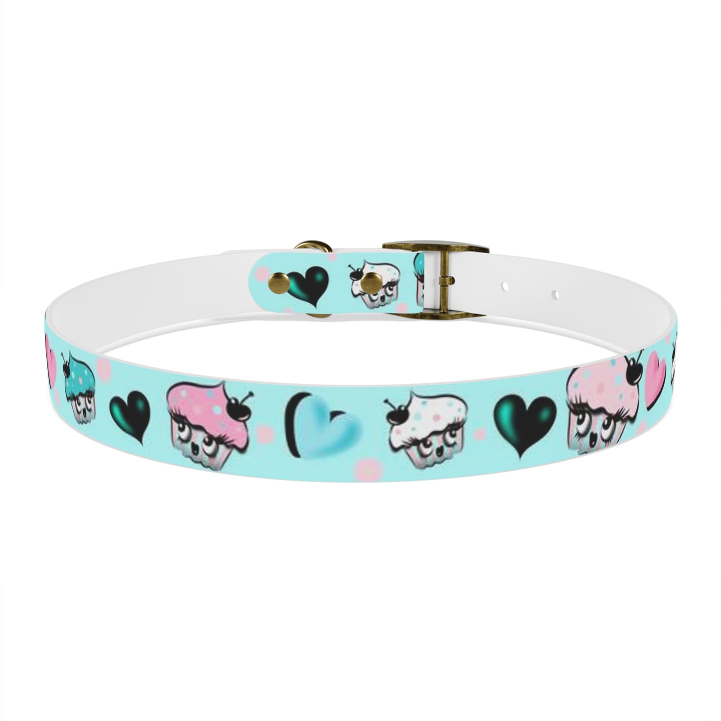 Cupcakes on Mint • Pet Collar