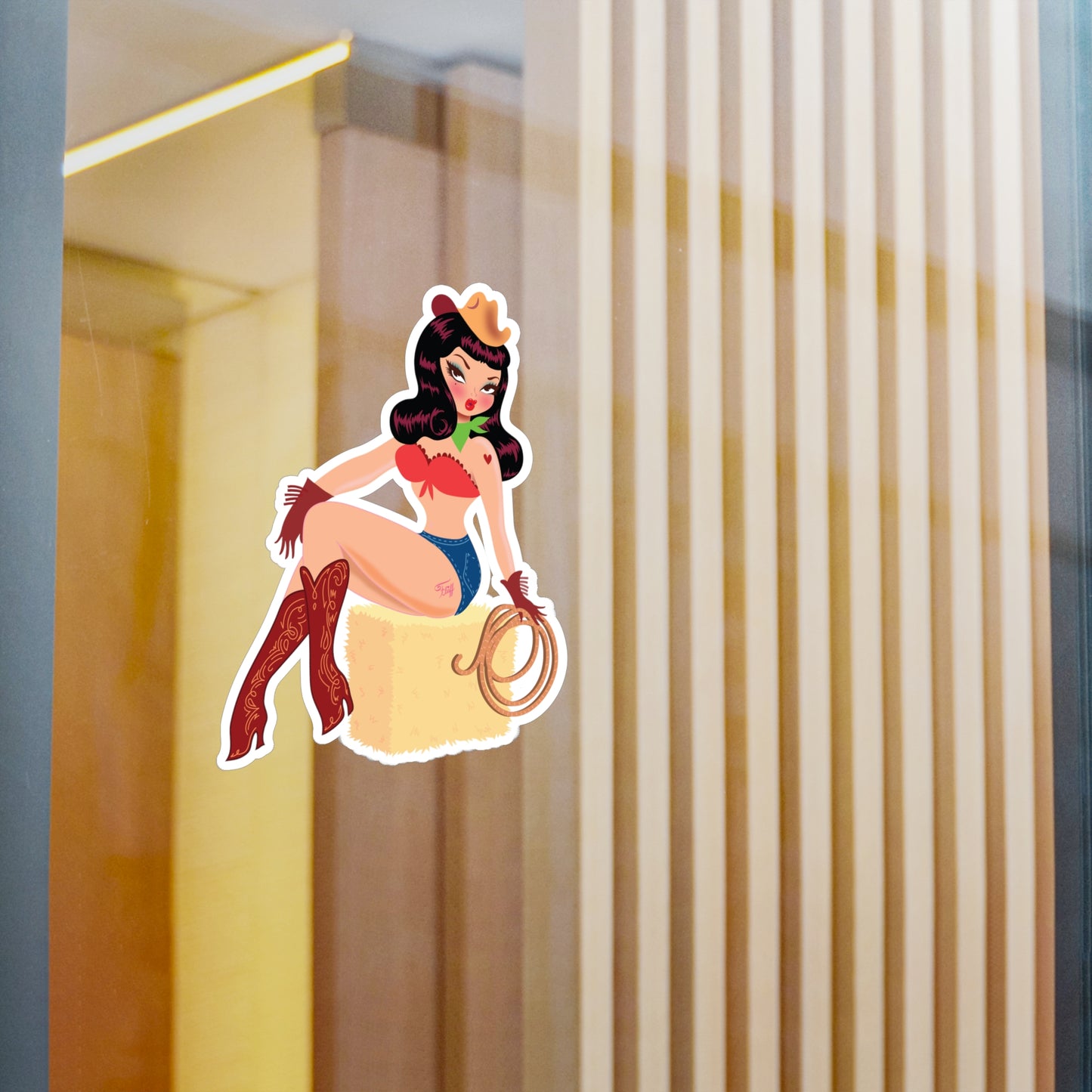 Cowgirl • Kiss-Cut Vinyl Decal