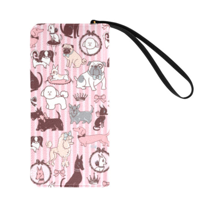 Doggy Boudoir Pink • Clutch Wallet