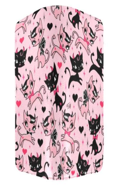 Devil Kitties on Pink • Clutch Wallet