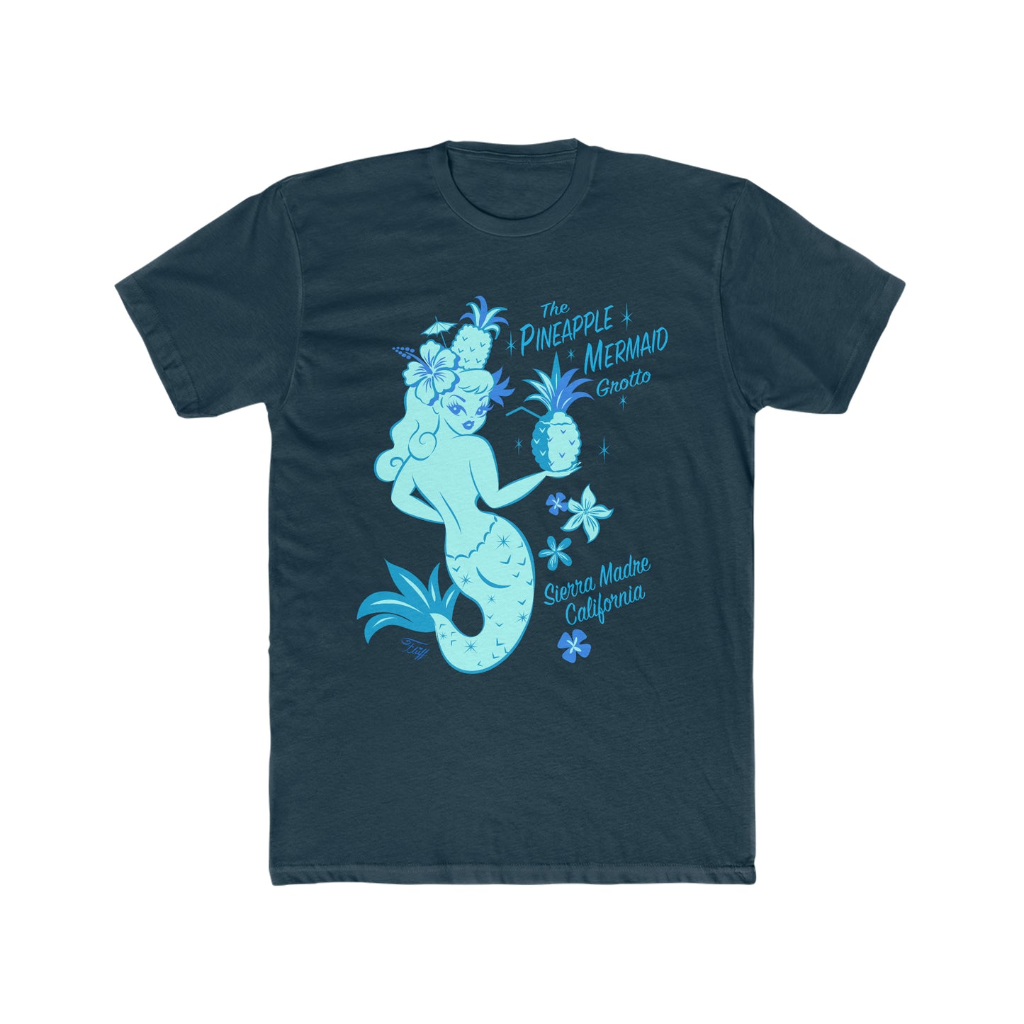 Piña Aloha • Men's Cotton Crew Tee