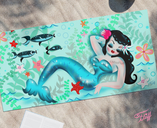 Dozing Mermaid • Towel