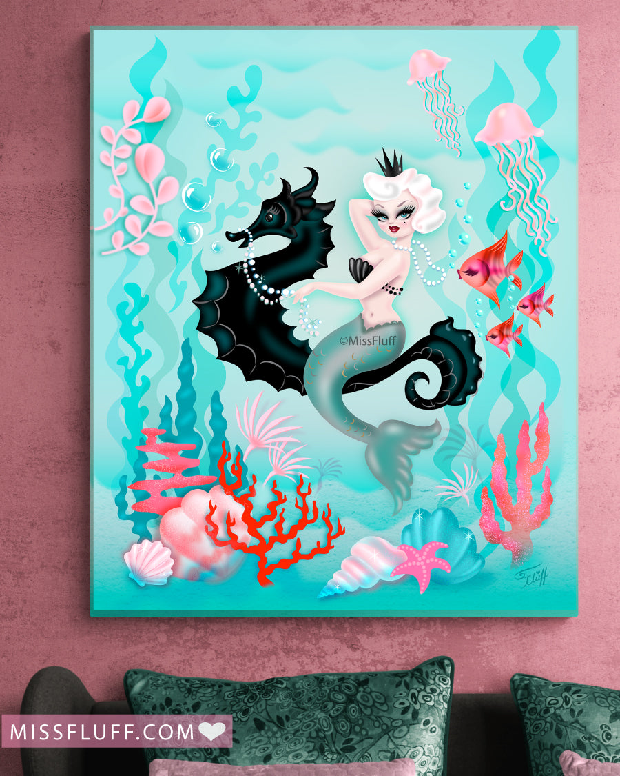 Perlette Mermaid • Canvas Gallery Wrap