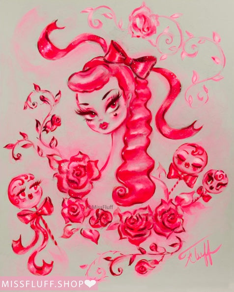 Lollipops and Roses • Art Print