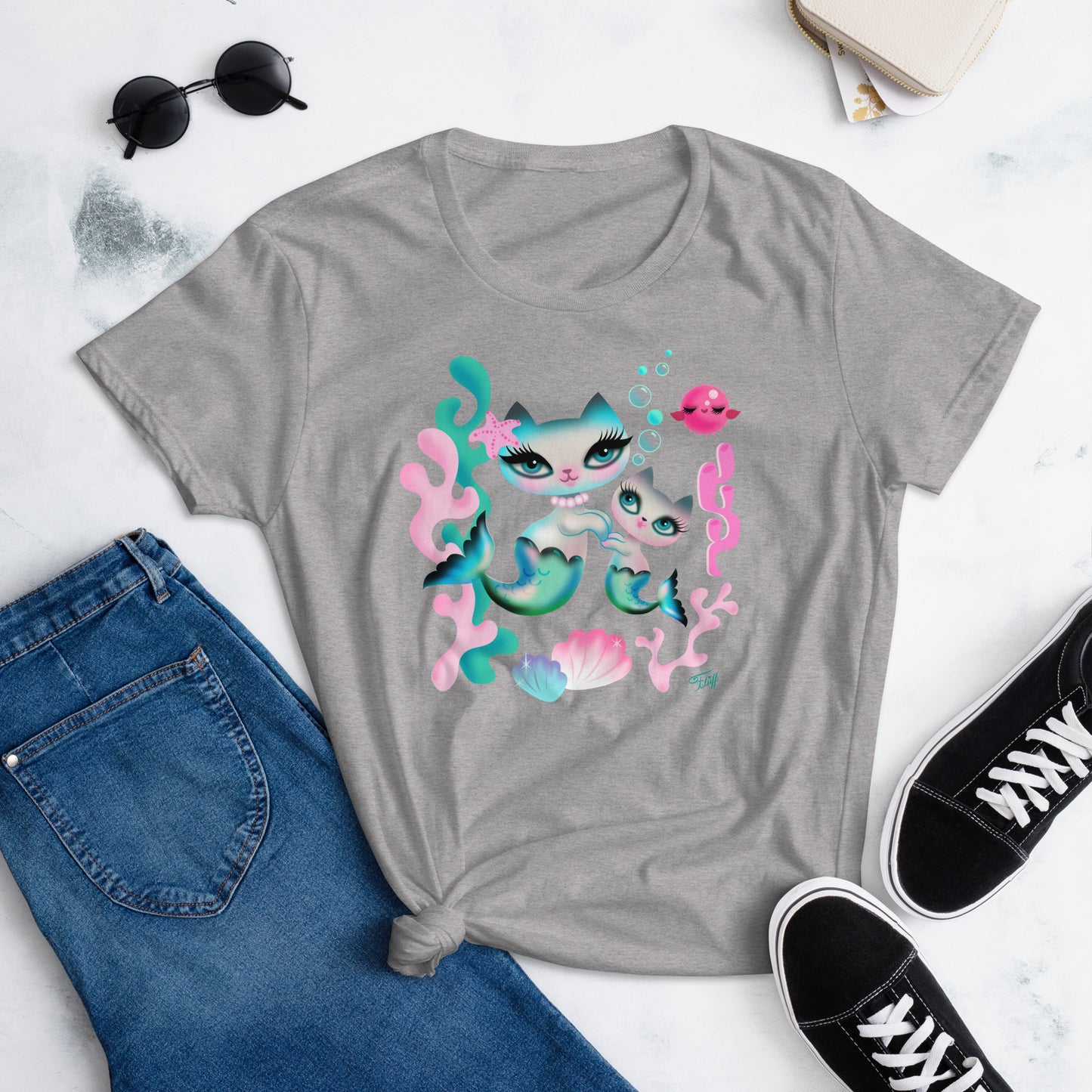 Merkittens Mommy and Baby • Women's Relaxed Fit T-Shirt