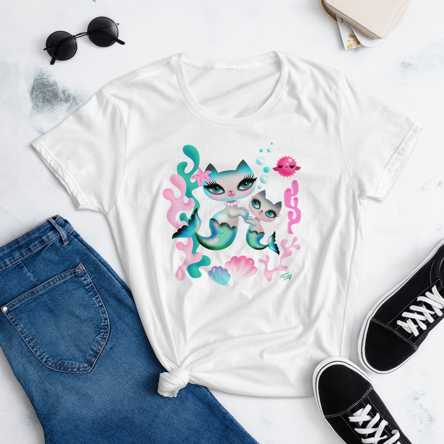 Merkittens Mommy and Baby • Women's Relaxed Fit T-Shirt