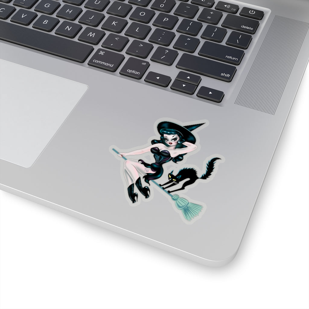 Hex Kitten Witch • Kiss-Cut Sticker