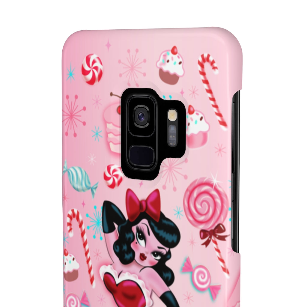 Candy Cane Martini Girl • Case Mate Galaxy S7 & S9 Slim Phone Case
