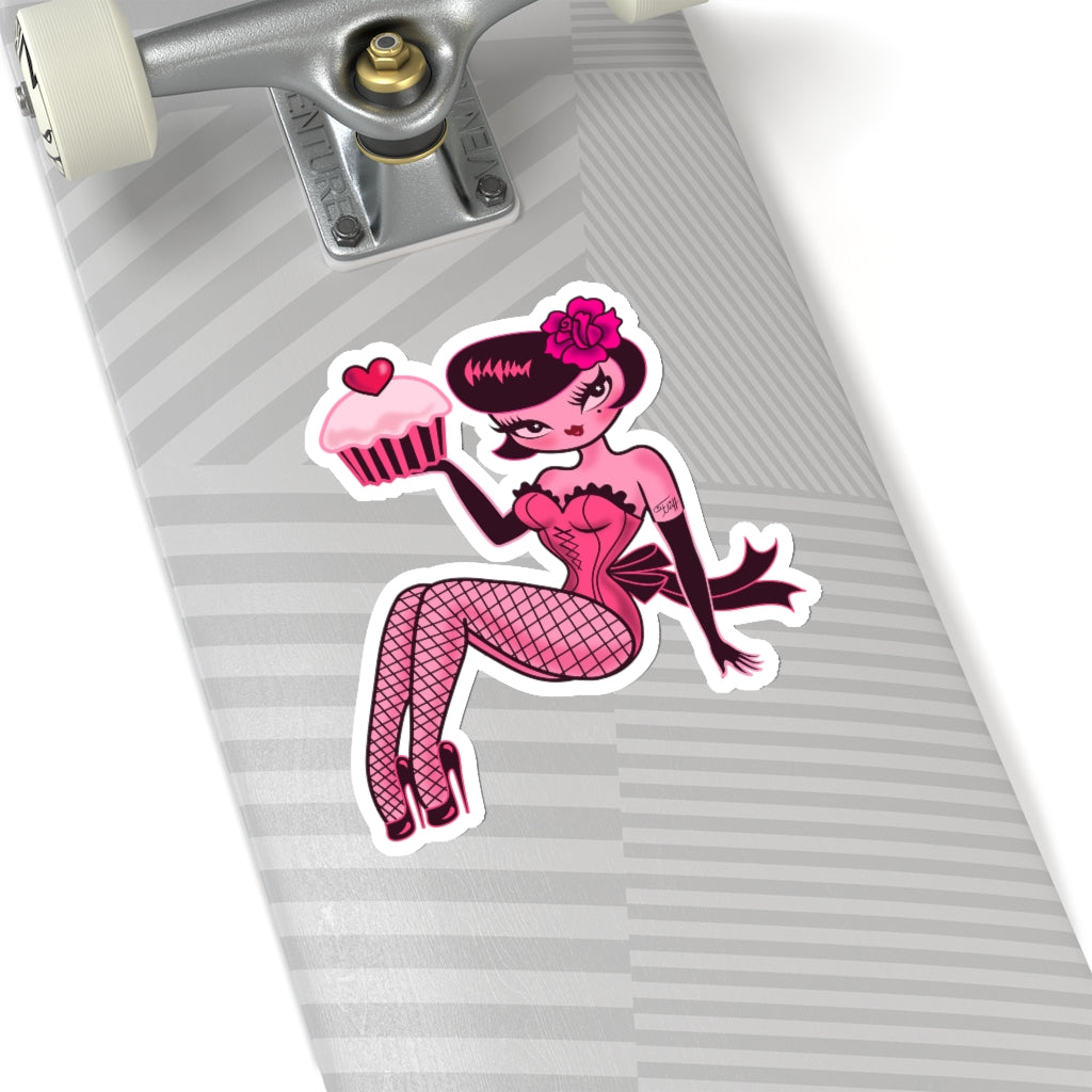 Cupcake Girl • Kiss-Cut Sticker