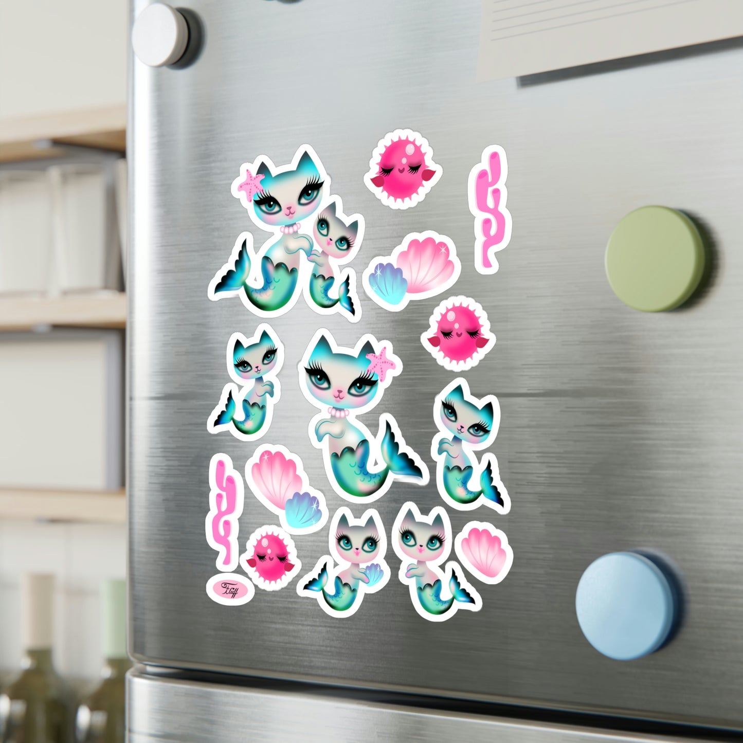 Merkittens • Kiss-Cut Vinyl Decals Set