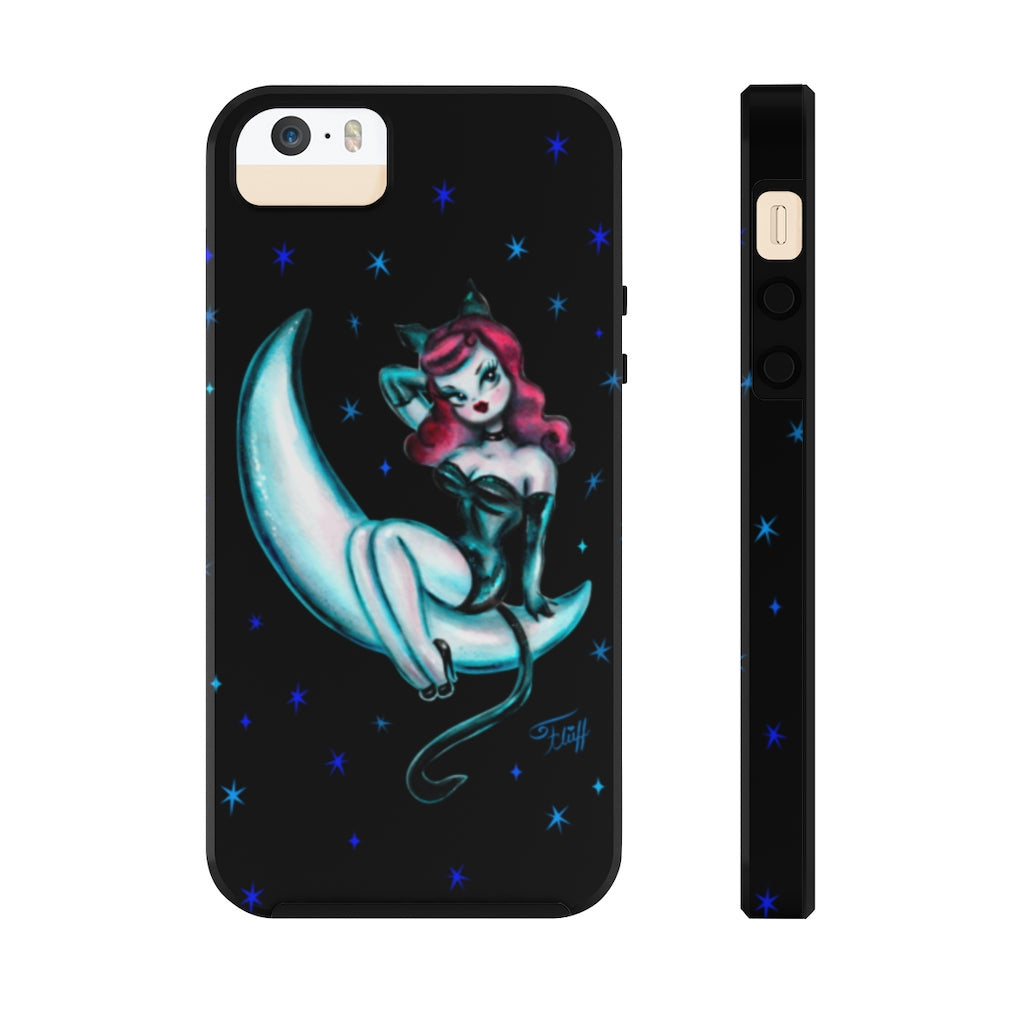 Kitten on the Moon • Phone Case