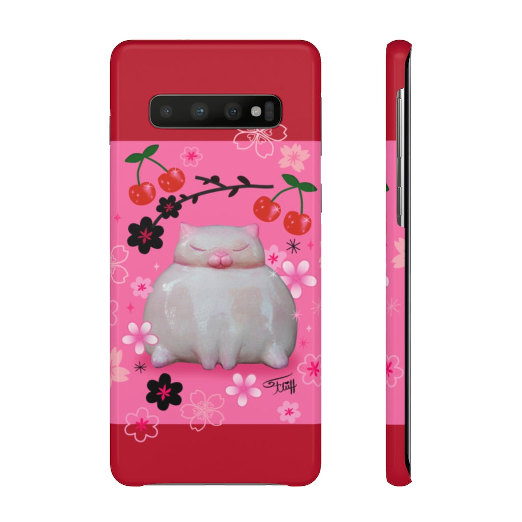 Sumo Kitty on Pink • Samsung Galaxy Phone Case