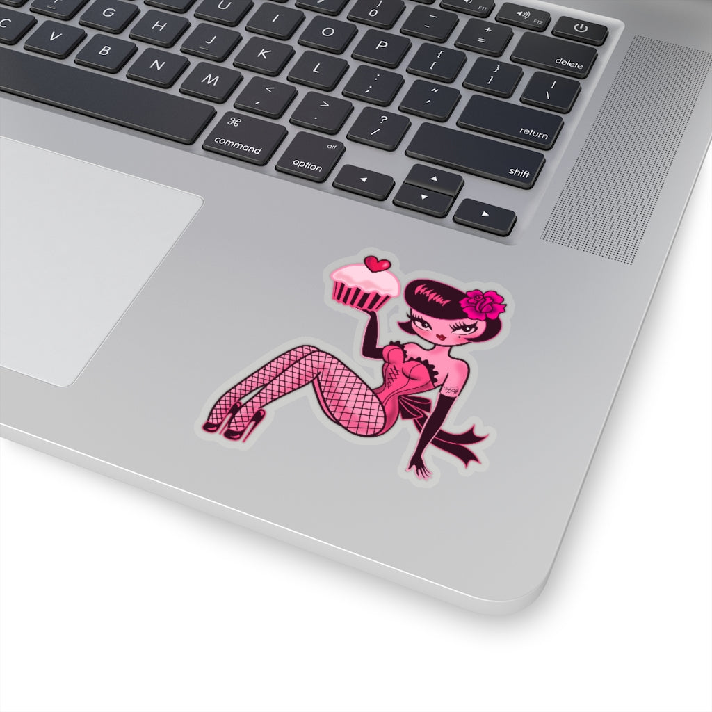Cupcake Girl • Kiss-Cut Sticker