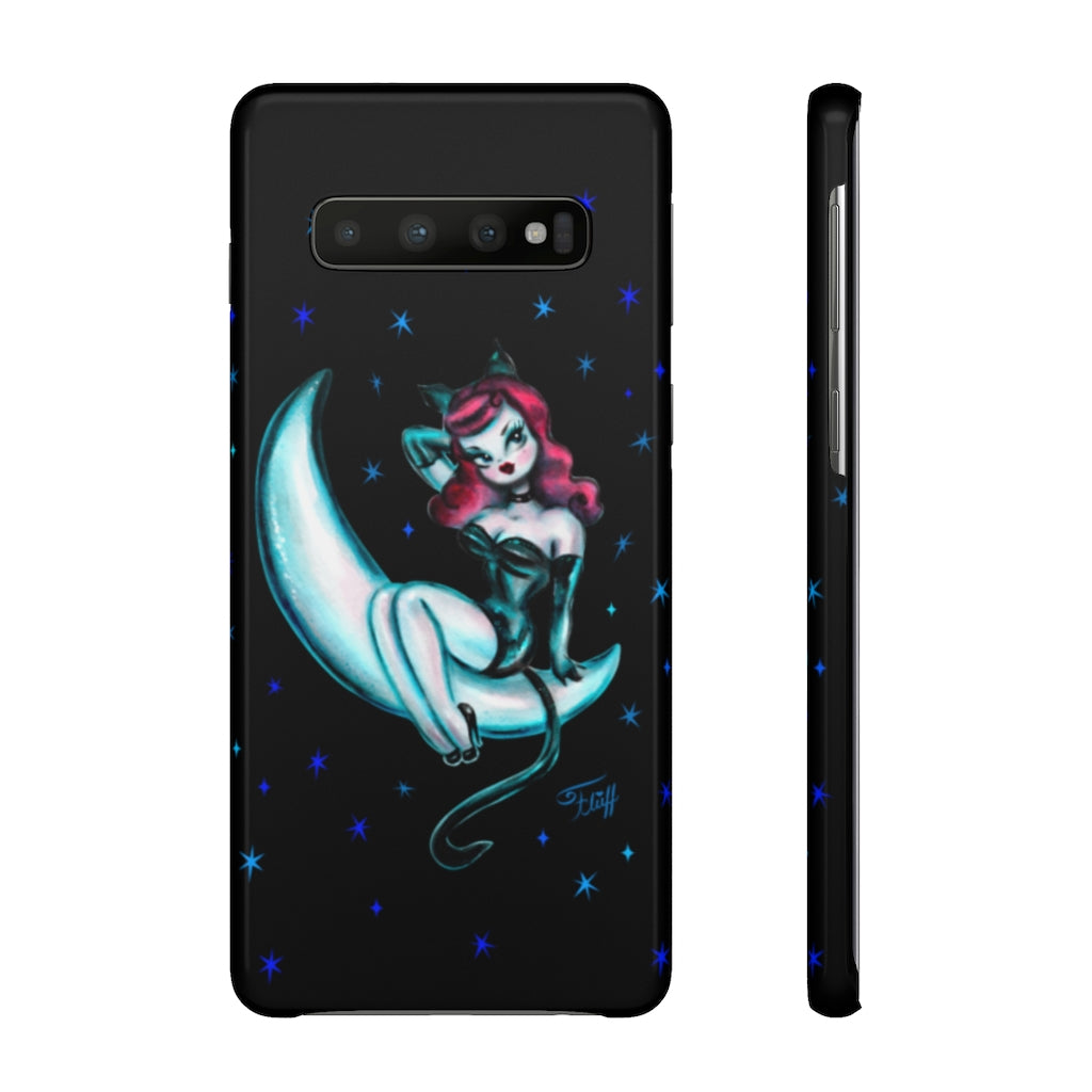 Kitten on the Moon • Samsung Galaxy Phone Case