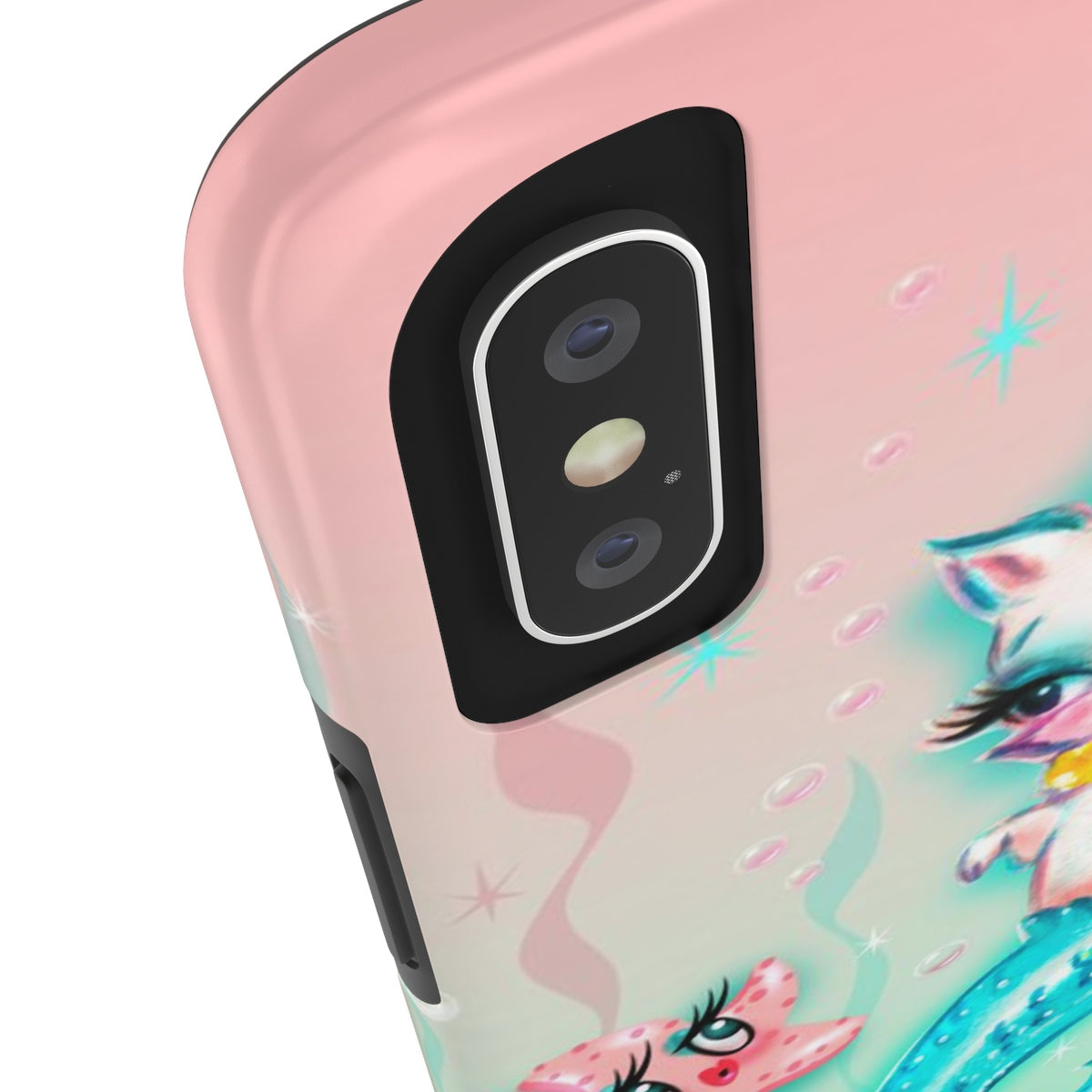 Merkitten with Lei and Starfish • Phone Case