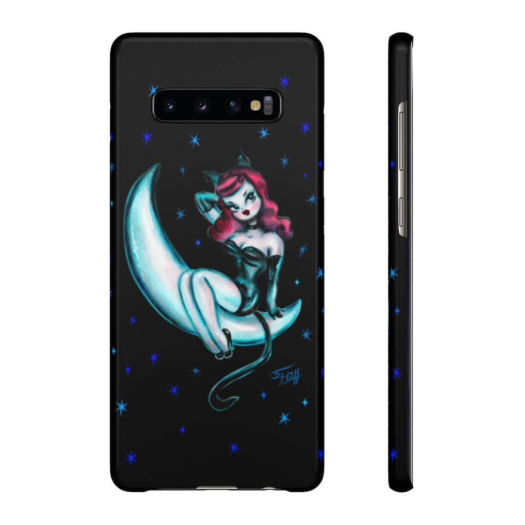 Kitten on the Moon • Samsung Galaxy Phone Case