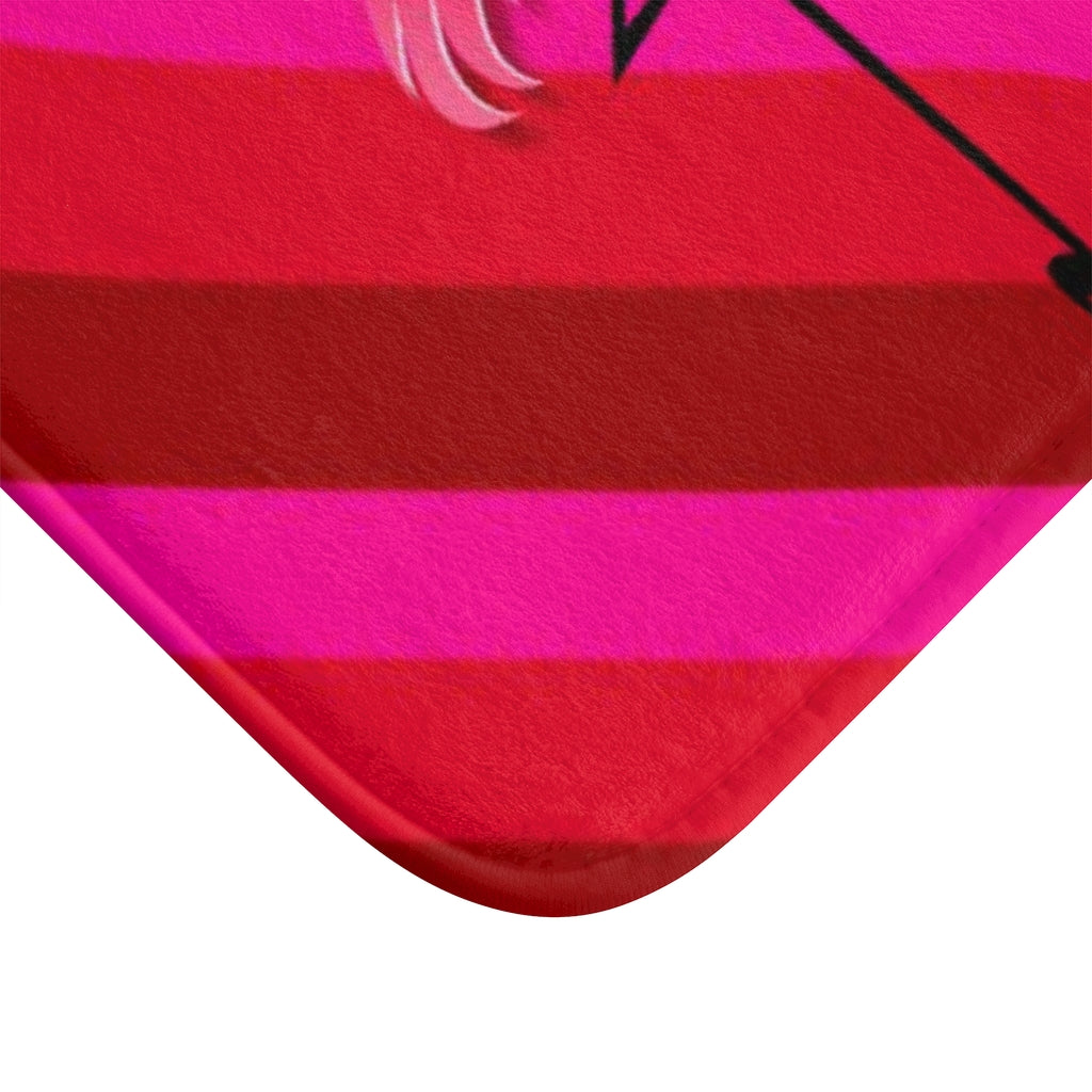 Flamingo Love • Bath Mat