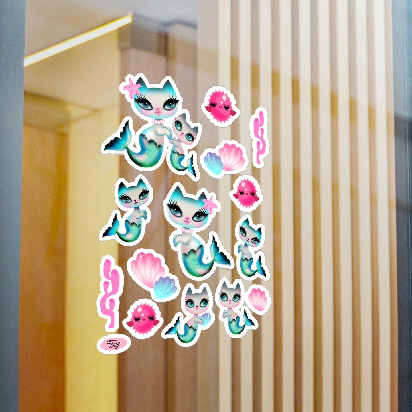 Merkittens • Kiss-Cut Vinyl Decals Set
