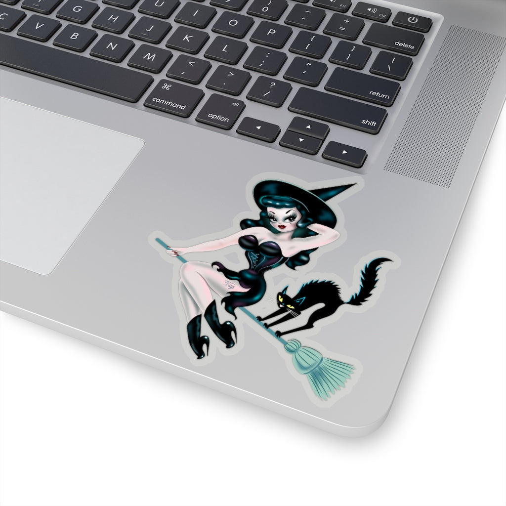 Hex Kitten Witch • Kiss-Cut Sticker