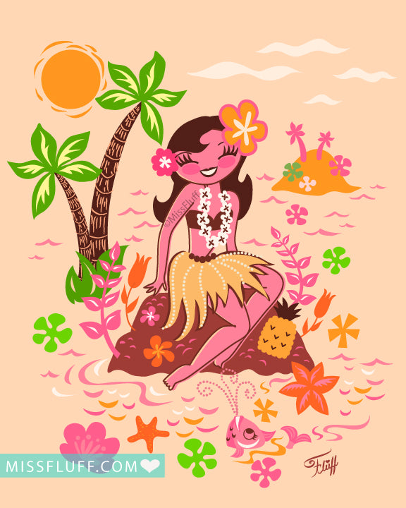 Isle of Fluff • Art Print