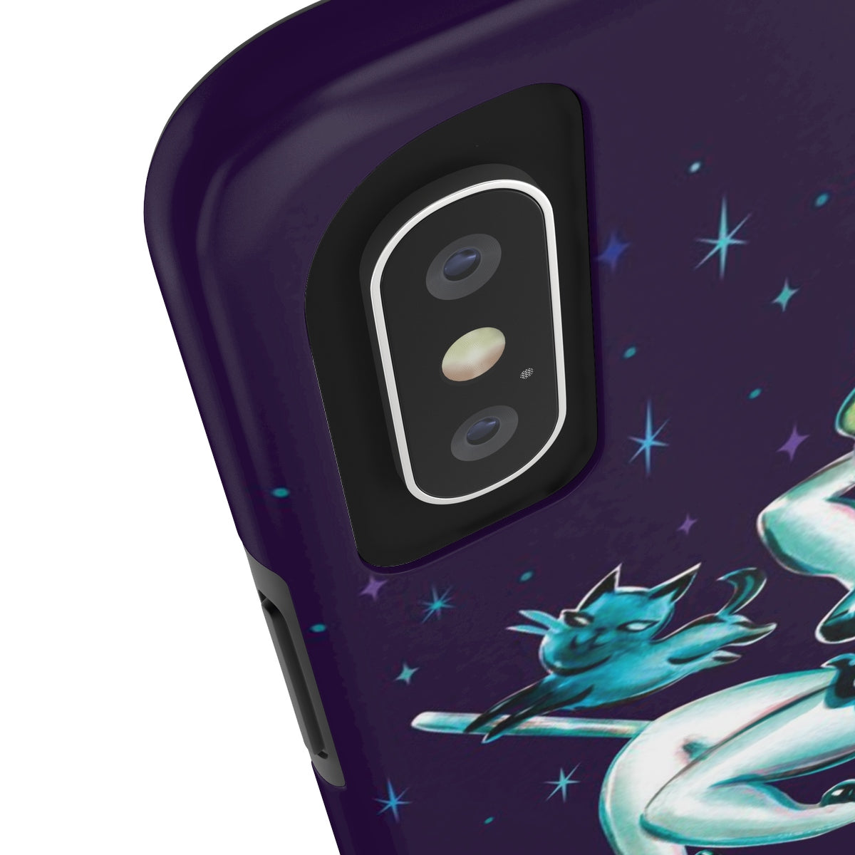 Blonde Witch with Kitty • Phone Case