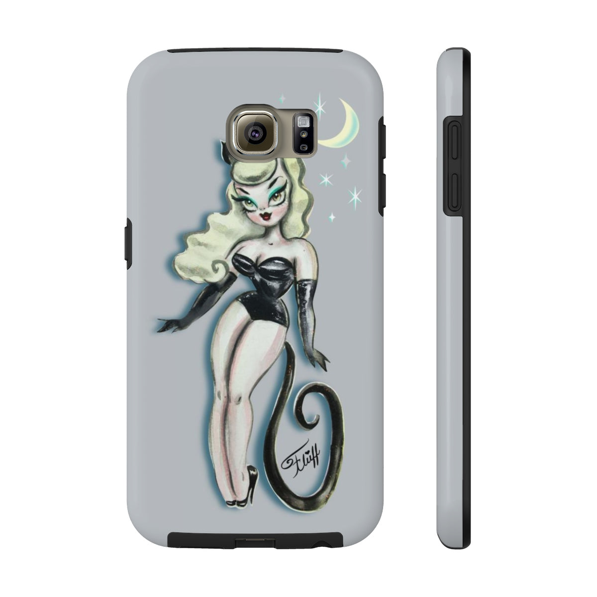Blonde Cat Girl • Phone Case