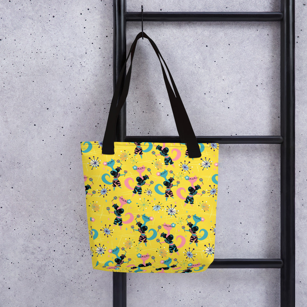 Mambo Kitties Yellow • Tote bag