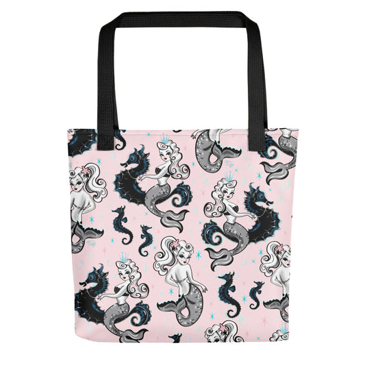 Pearla on Pink • Tote Bag