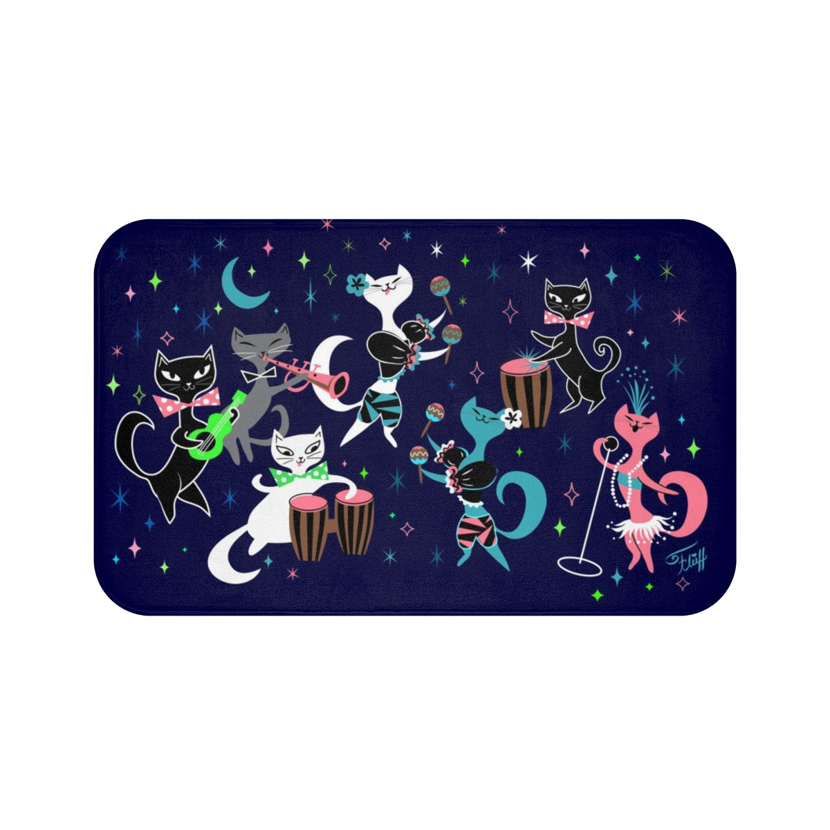 Mambo Kitties • Bath Mat