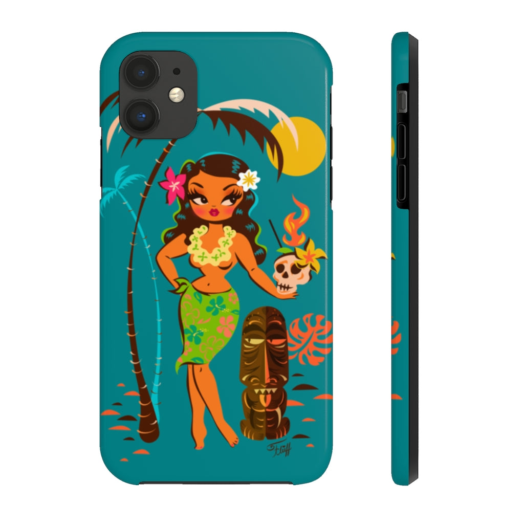 Tiki Temptress • With Skull Mug • Phone Case
