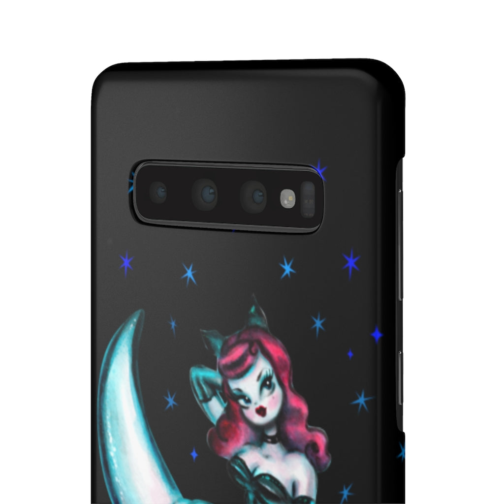 Kitten on the Moon • Samsung Galaxy Phone Case