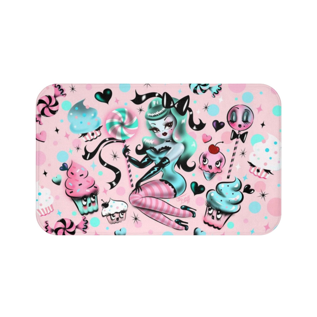 Mint Sugar Pinup Doll • Bath Mat