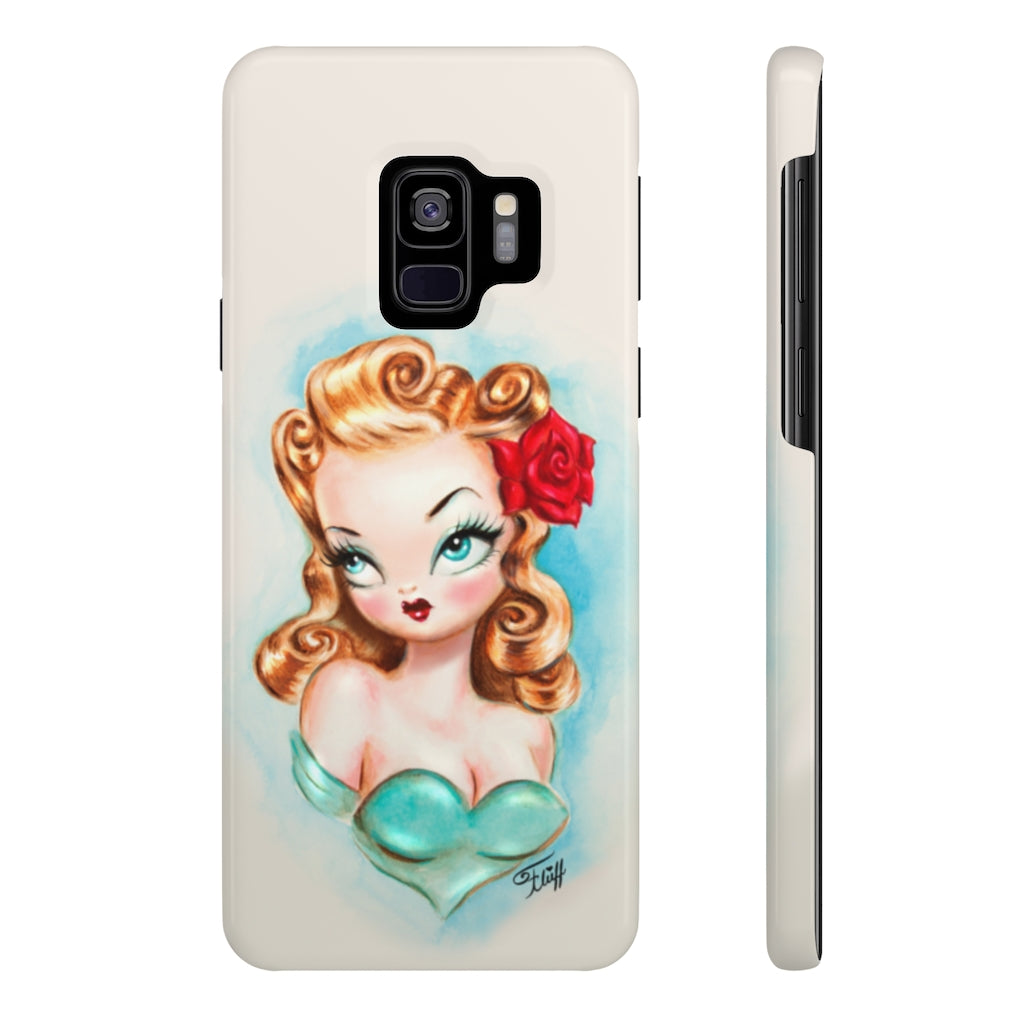 Rockabilly Babydoll Blonde • Case Mate Slim Phone Case