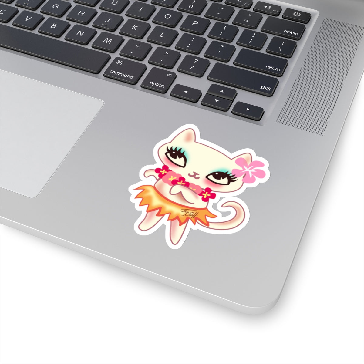 Hula Kitty • Kiss-Cut Sticker