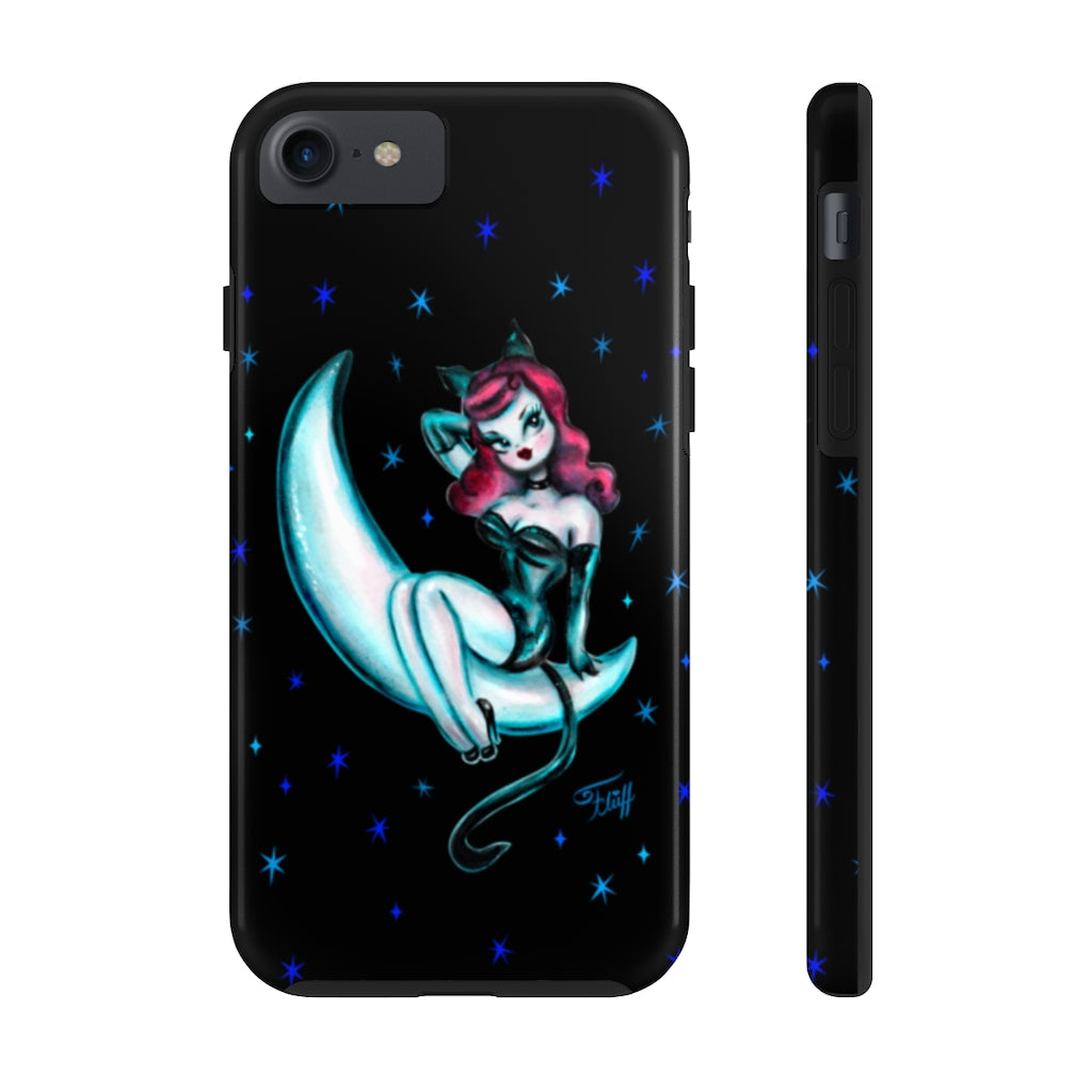 Kitten on the Moon • Phone Case