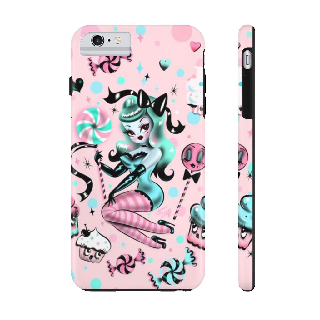 Mint Sugar Pinup Doll • Phone Case