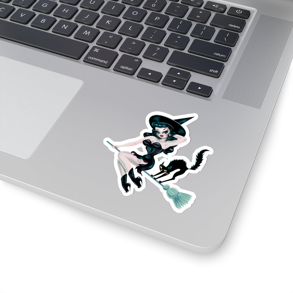 Hex Kitten Witch • Kiss-Cut Sticker