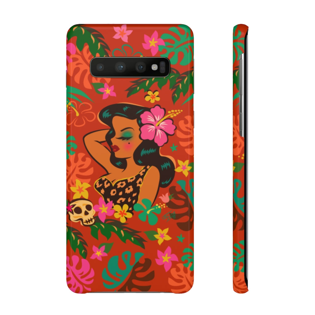 Tiki Temptress - Tropical Doll • Samsung Galaxy Phone Case