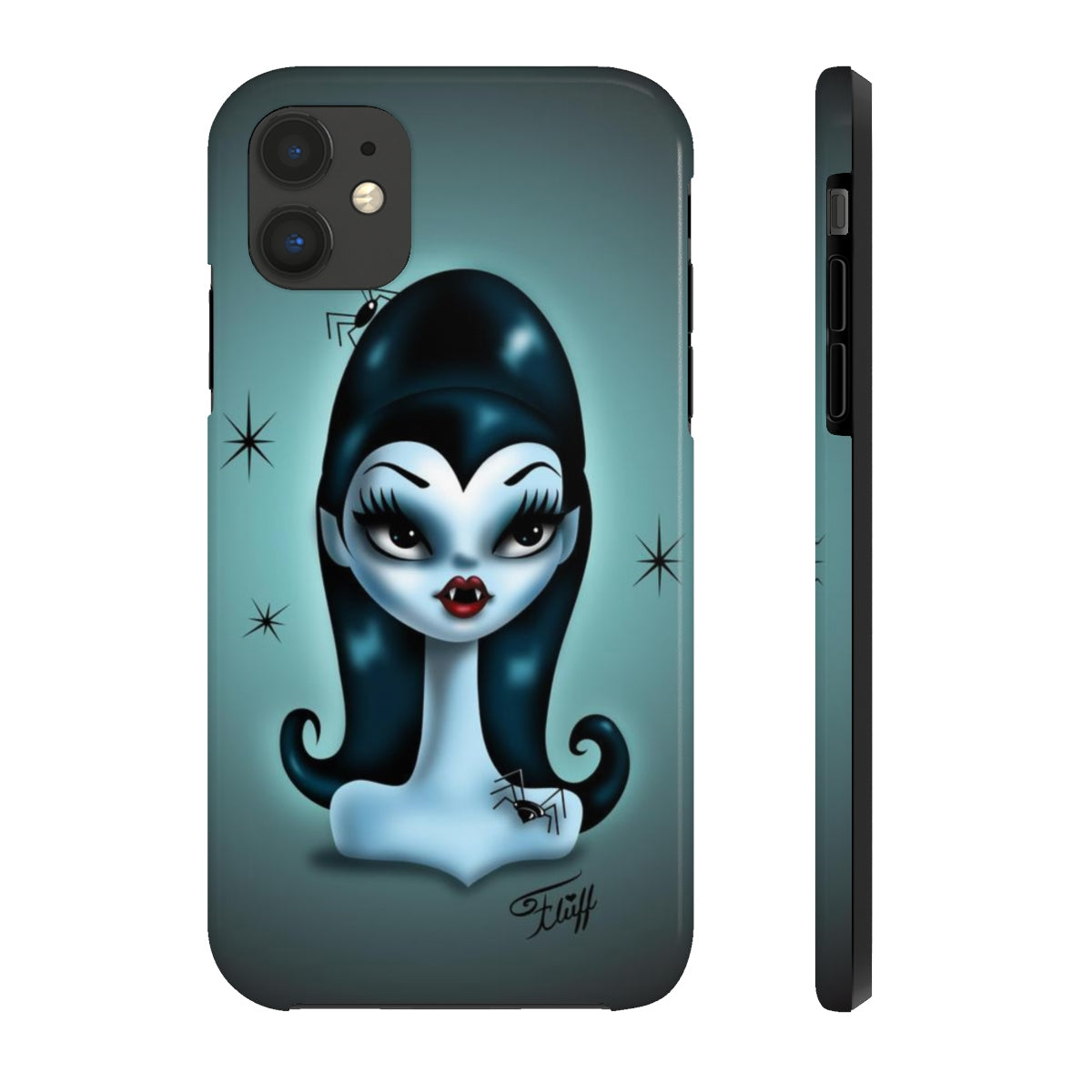 Vampire Doll with Spiders- Spooky Dolls • Phone Case