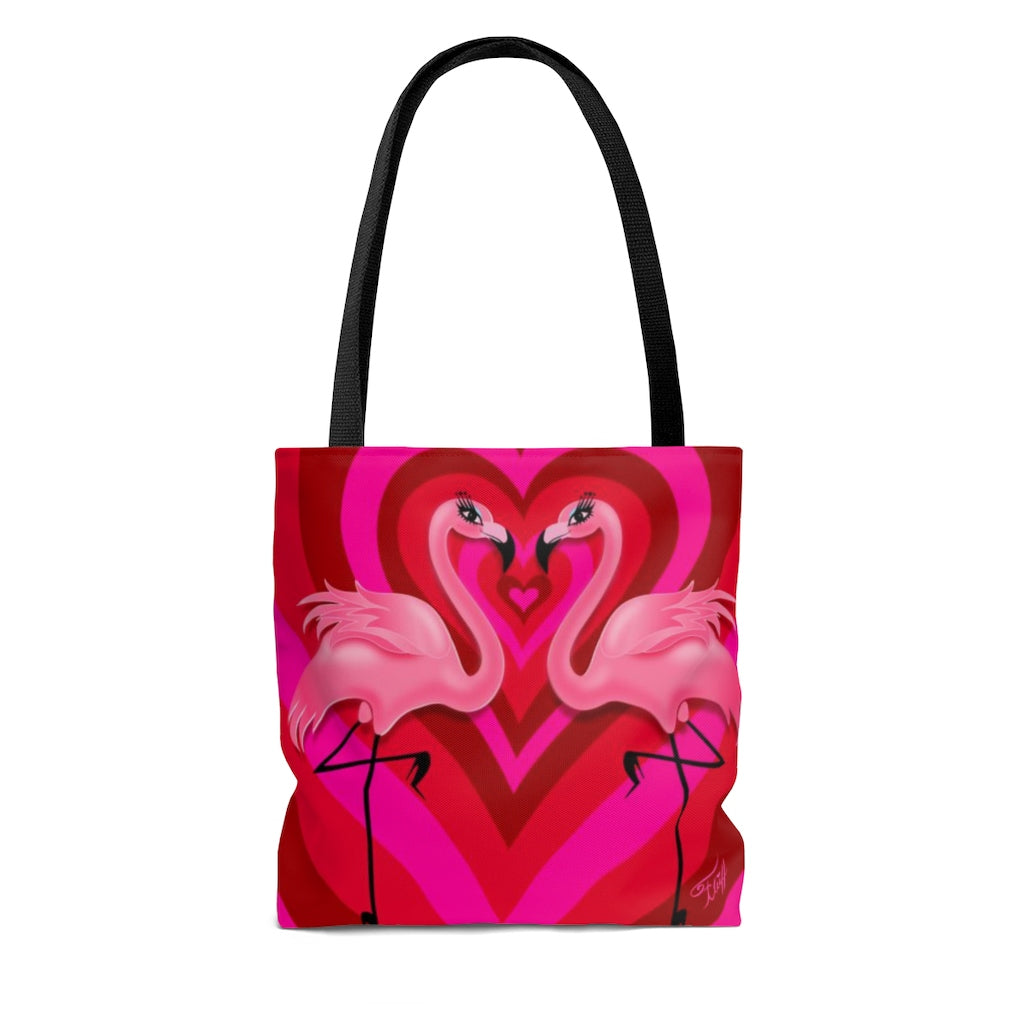 Flamingo Love • Tote Bag