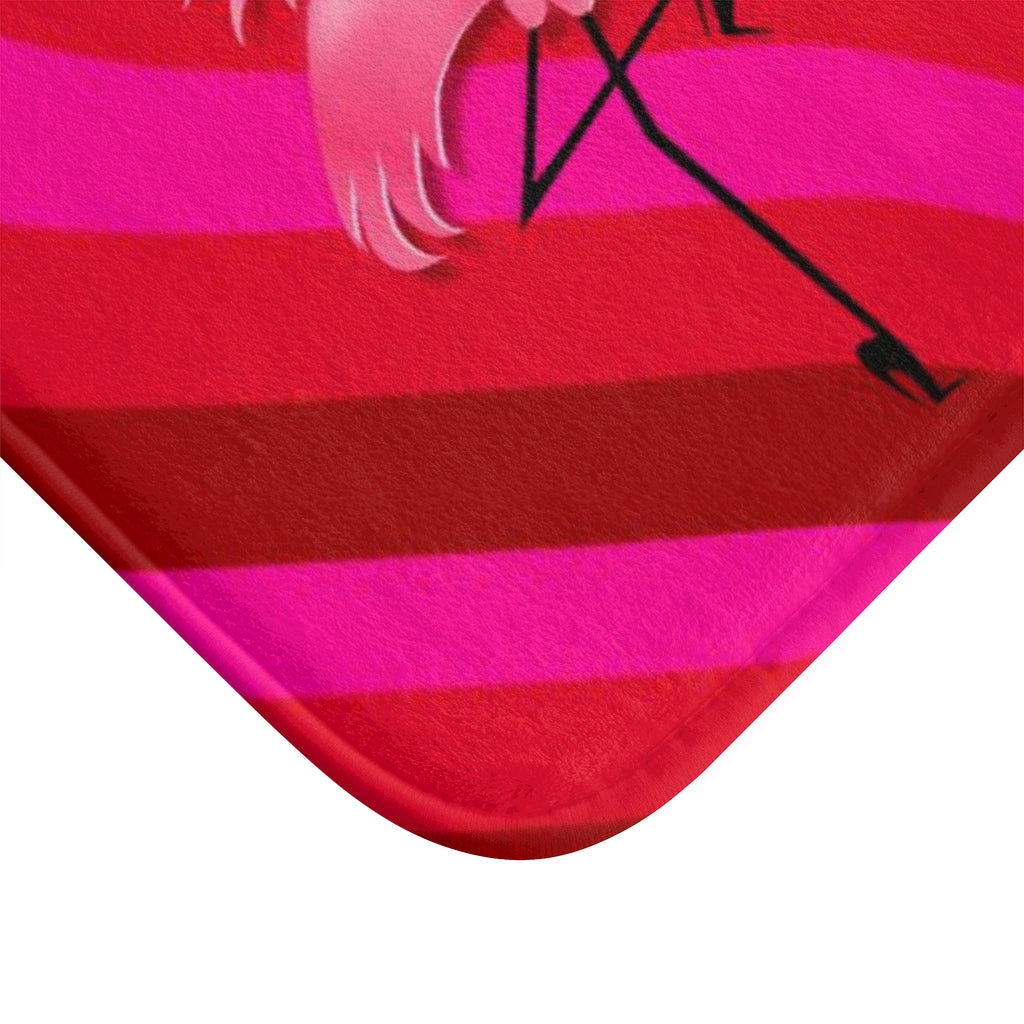 Flamingo Love • Bath Mat