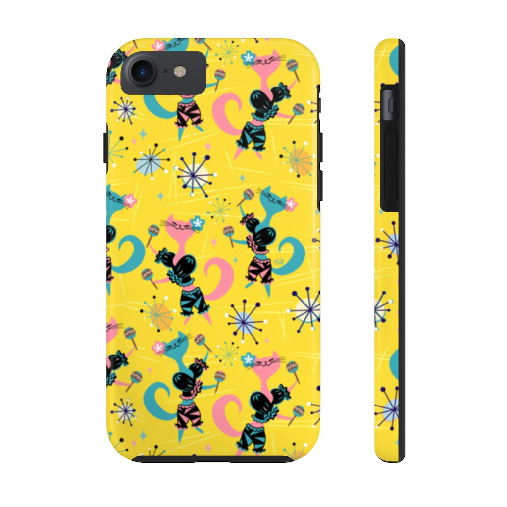 Mambo Kitties Yellow • Phone Cases