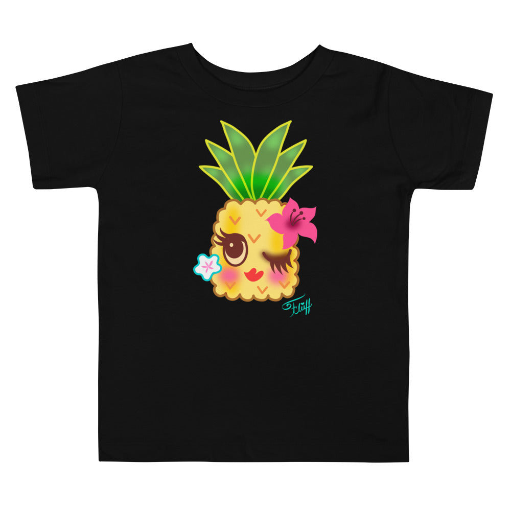 Happy Kawaii Pineapple • Toddler Short Sleeve Tee