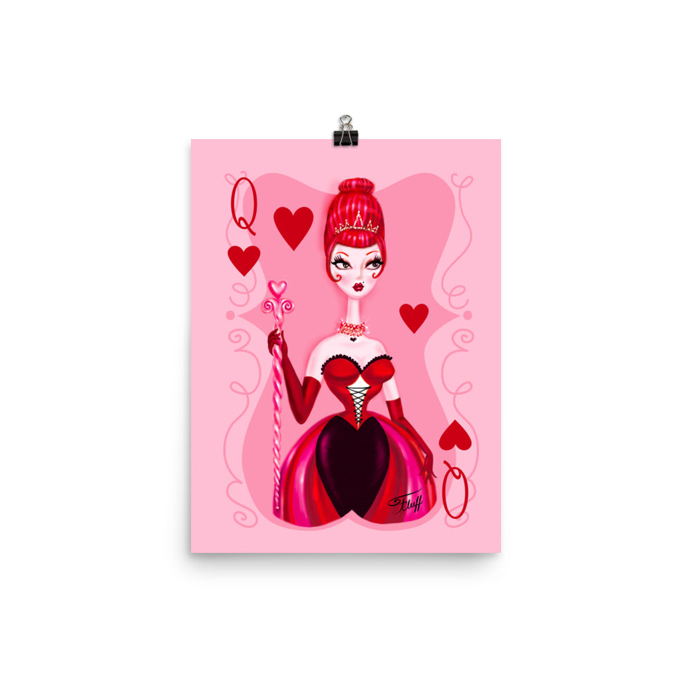 Queen of Hearts • Art Print – Miss Fluff's Shop