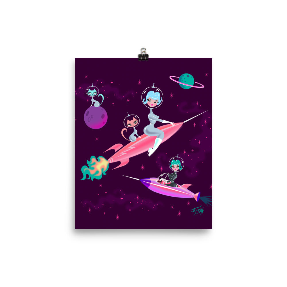Rocket Girl • Art Print