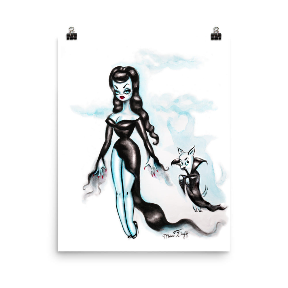 Vampira with Nosferachi • Art Print