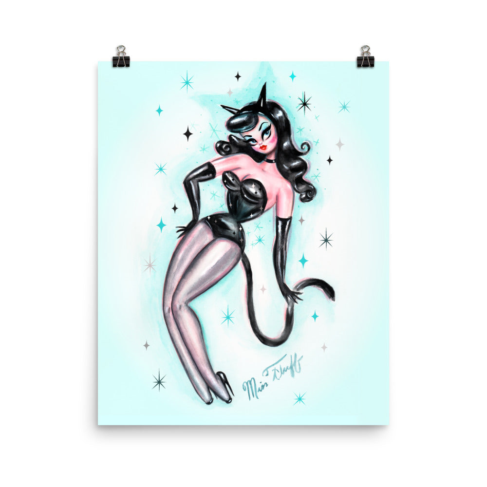 Kitty Girl • Art Print