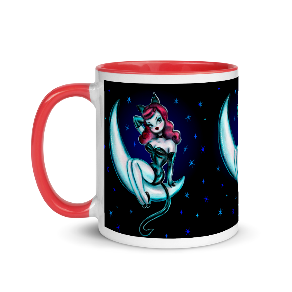 Kitten on the Moon • Mug