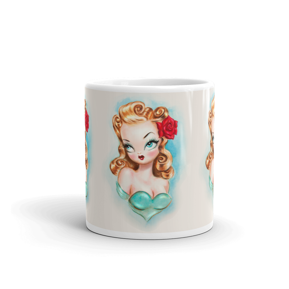 Rockabilly Babydoll Blonde • Mug