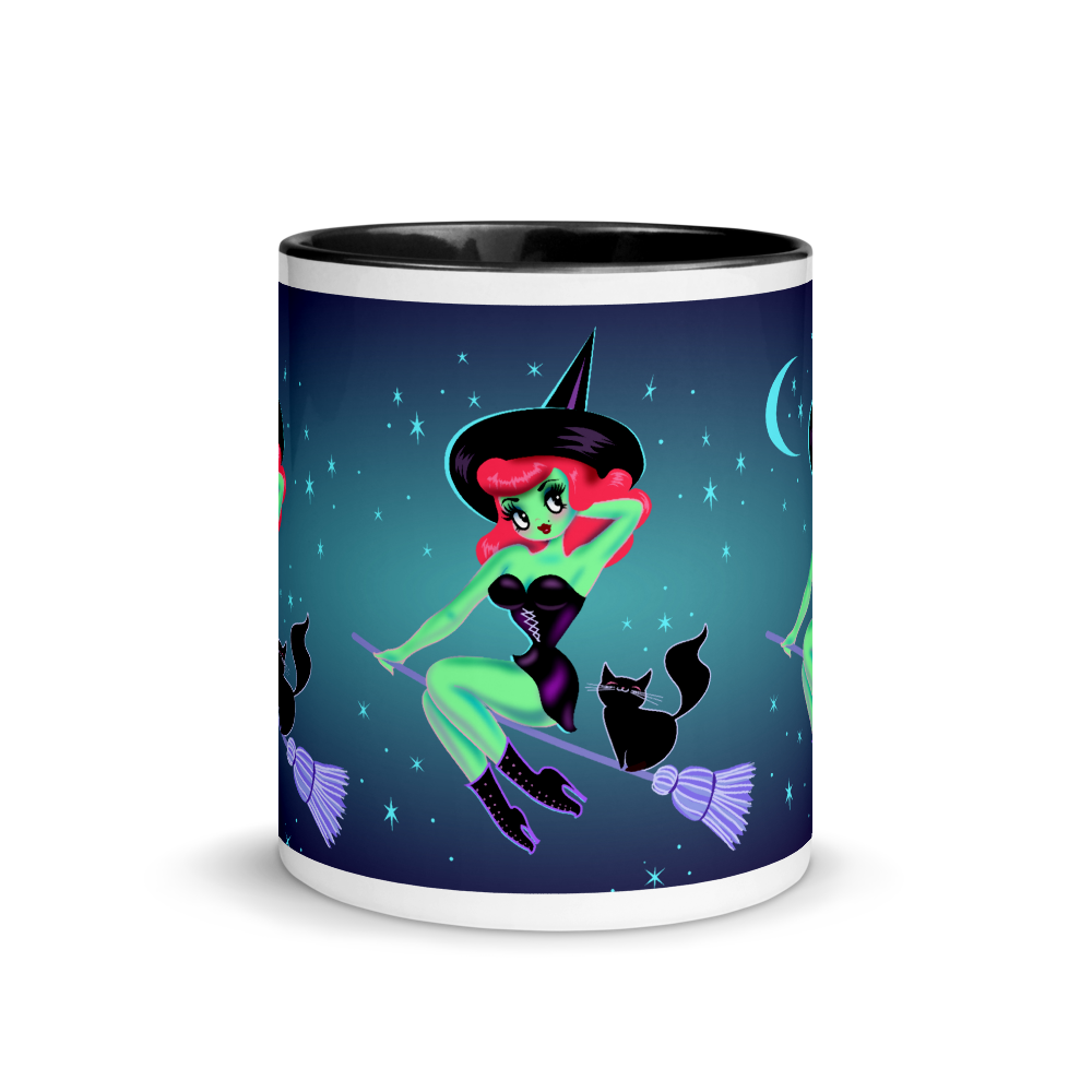 Cute Pinup Witch • Mug